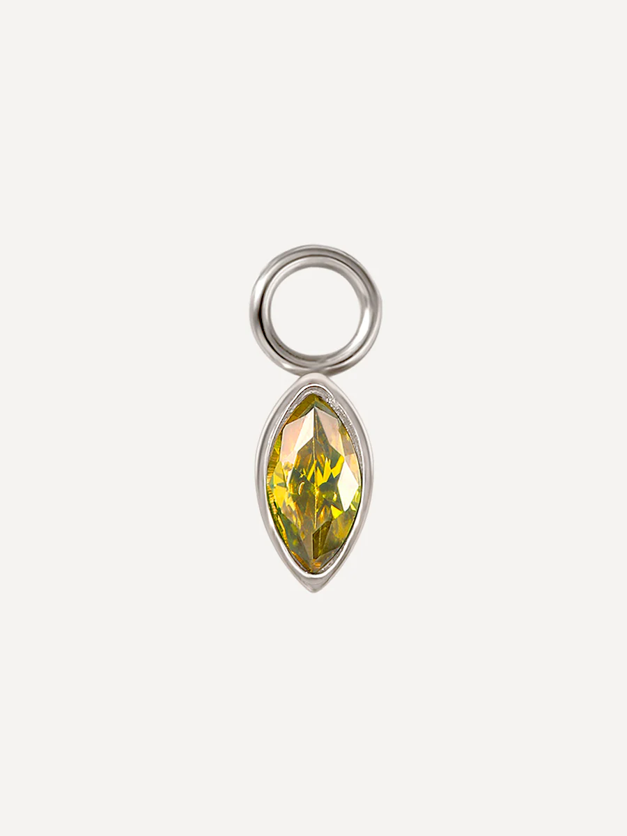 7,5x4mm Green Lake Ohrring-Charm - Image 2
