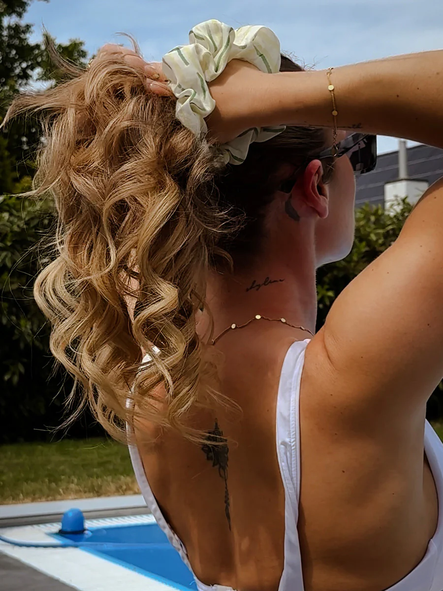 Fresh Wave Green Scrunchie - Image 5