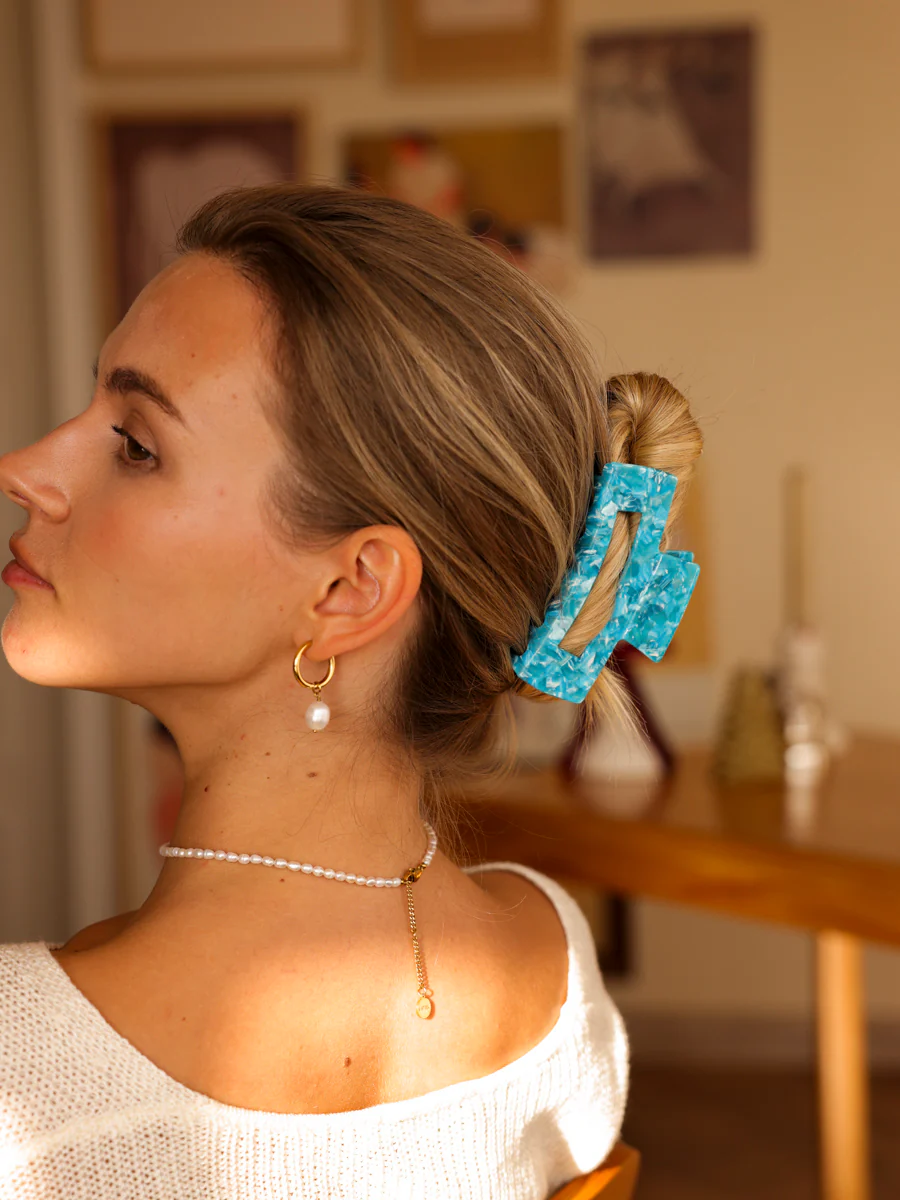 Modern Style Haarklammer Ocean Blue - Image 3