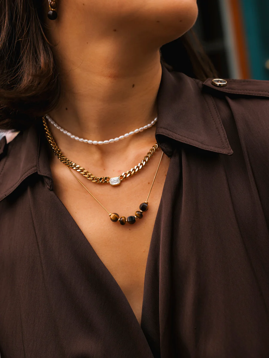 Modern Tiger's Eye Kette - Image 2