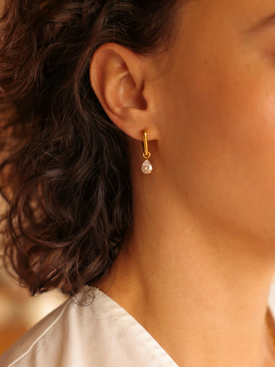 7x8,8mm Pure Drop Medium Ohrring-Charm - Image 6