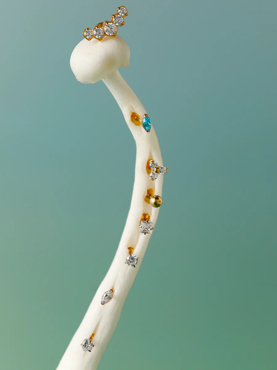 Round Spark Titan Piercing - Image 3