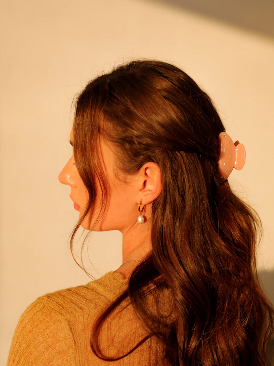 Shiny Black Haarklammer - Image 4