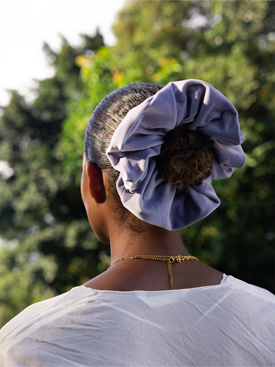 Velvet Dream Purple Scrunchie - Image 2