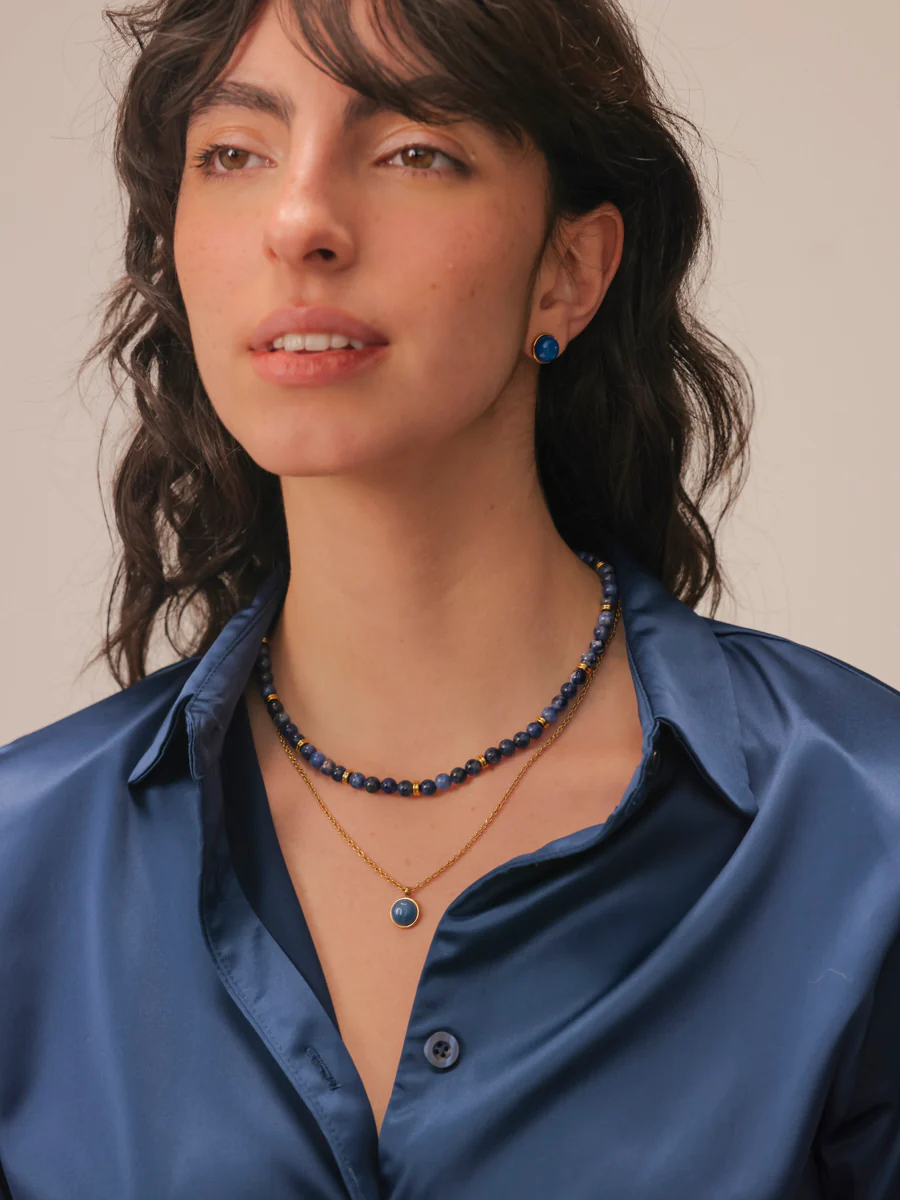 Wandering Wish Dark Blue Kette - Image 12
